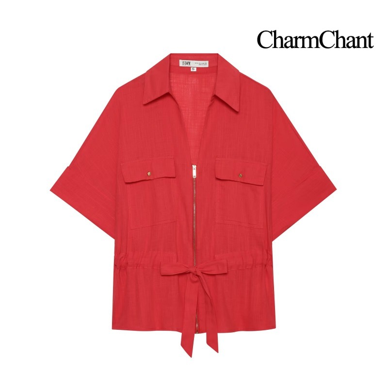 CHARMCHANT Women's Solid Linen - огляд і ціна Short Linen Drawstring