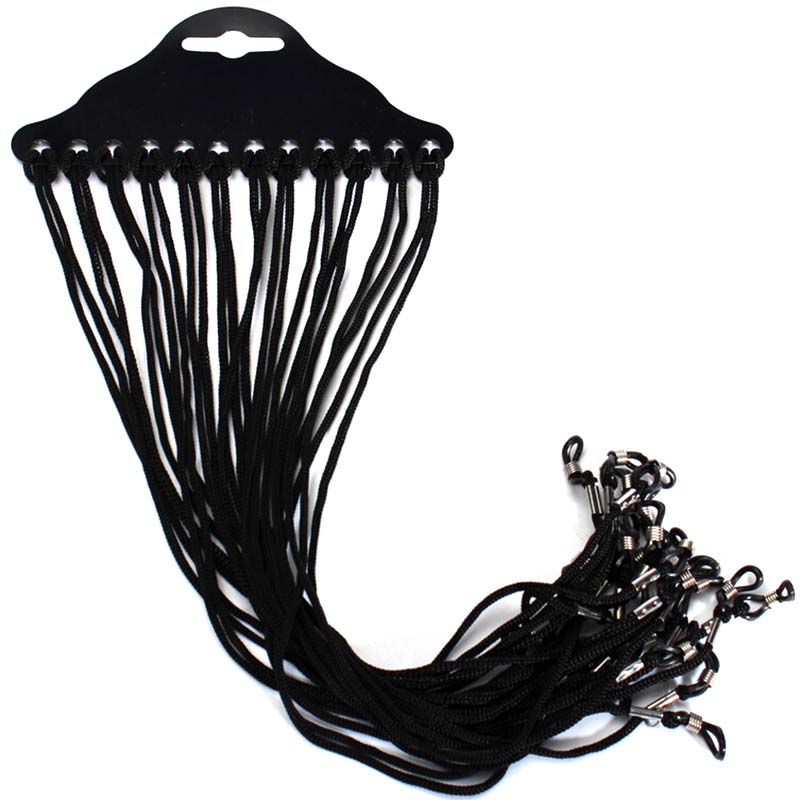 12pcs/set Black Nylon Cord Eye - огляд і ціна Sunglass Retainer Cord