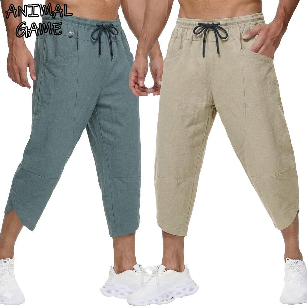 Summer Men's Linen Casual Shor - огляд і ціна Short Linen Drawstring