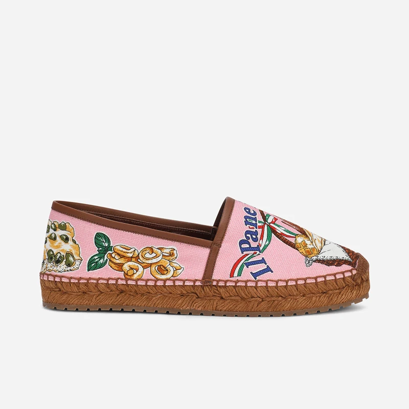 Leopard Pattern Woven Sole Fla - огляд і ціна Espadrille Slip On
